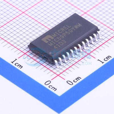 锁存器 MIC59P50YWM SOIC-24-300mil 原装正品 电子元器件配单