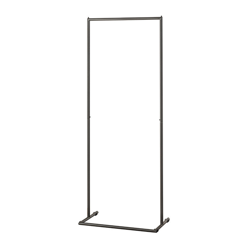 落地式简易晾衣架铁艺轻奢家用挂衣服架子多功能卧室折叠挂衣架