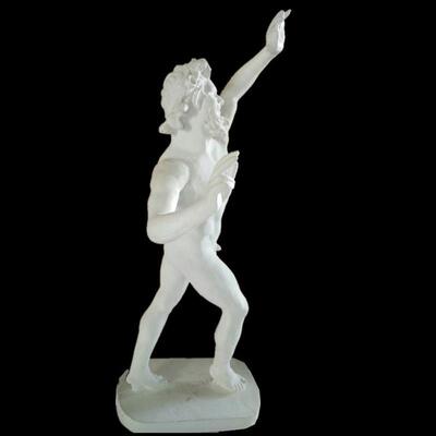 牧羊神全身教具人物美术素描静物石膏石膏像装饰雕塑摆件62cm