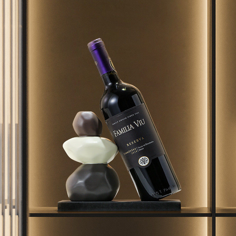 时来运转红酒架摆件酒柜餐边柜家居装饰客厅电视柜高级感葡萄酒托