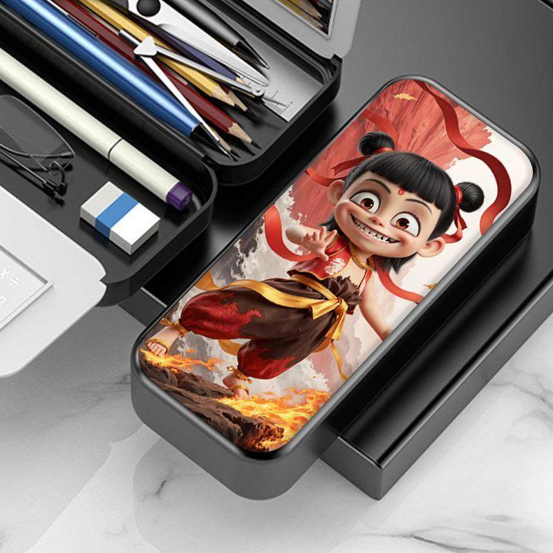 哪咤笔袋哪吒收纳袋娜扎之魔童闹海敖丙儿童铅笔文具盒大容量耐脏,文具电教/文化用品/商务用品,文具盒,淘宝优惠券,粉丝福利购,淘宝优惠卷