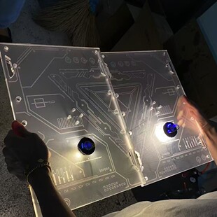 桌多功能igt单元发光亚克力露营板gz发光灯罩户外野营氛围