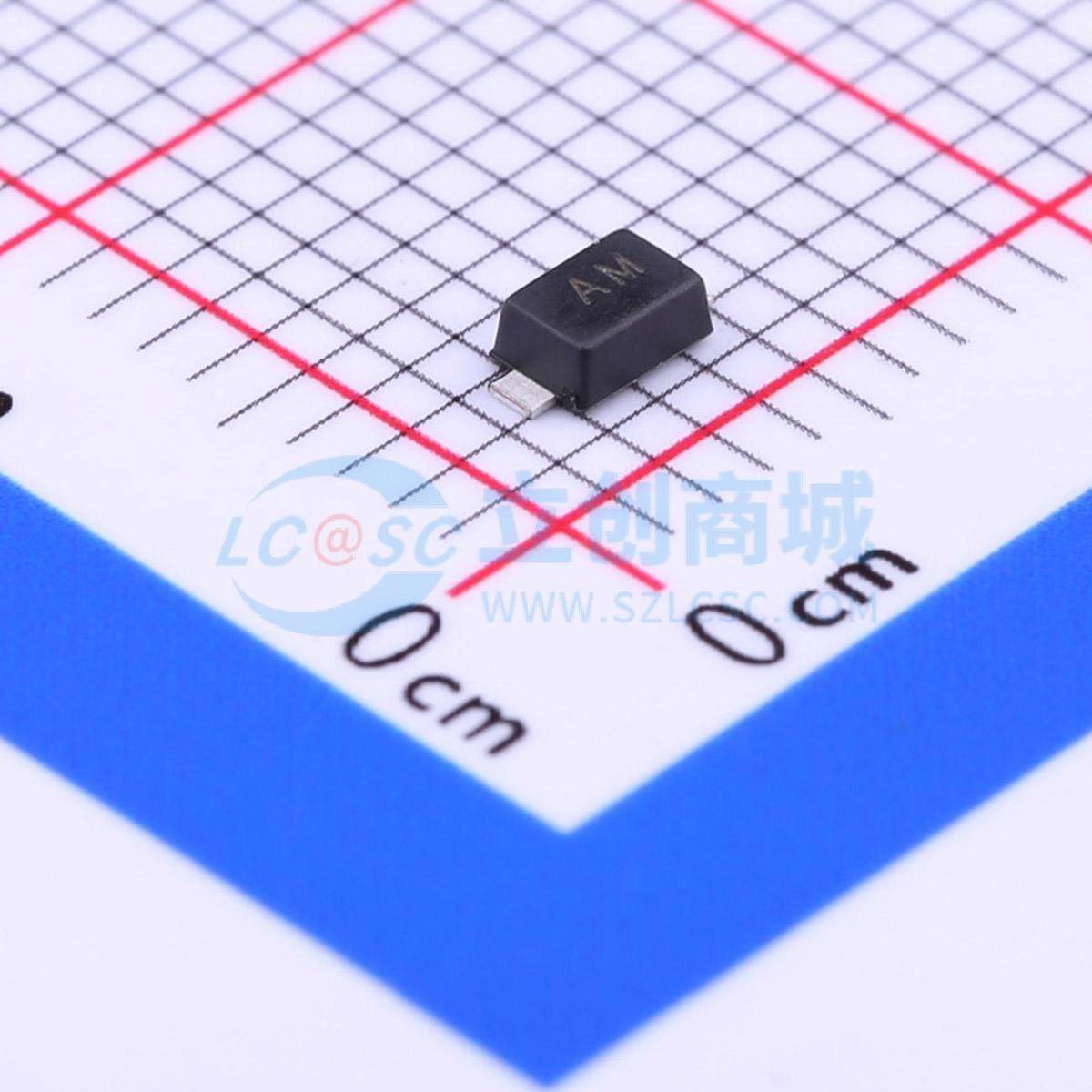 TVS/ESD管 PTVSHC1DF7VB SOD-123F 7V 80A Prisemi(芯导)