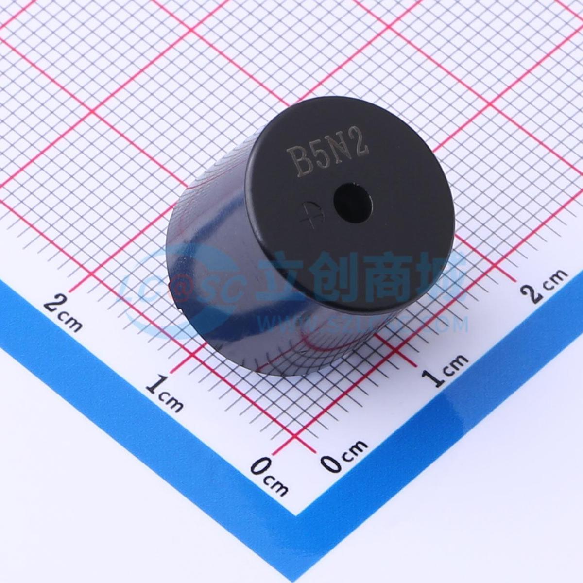 蜂鸣器 SD1614T5-B1 插件,D=16mm 无源(外部驱动) 3V~6V 2.048kHz