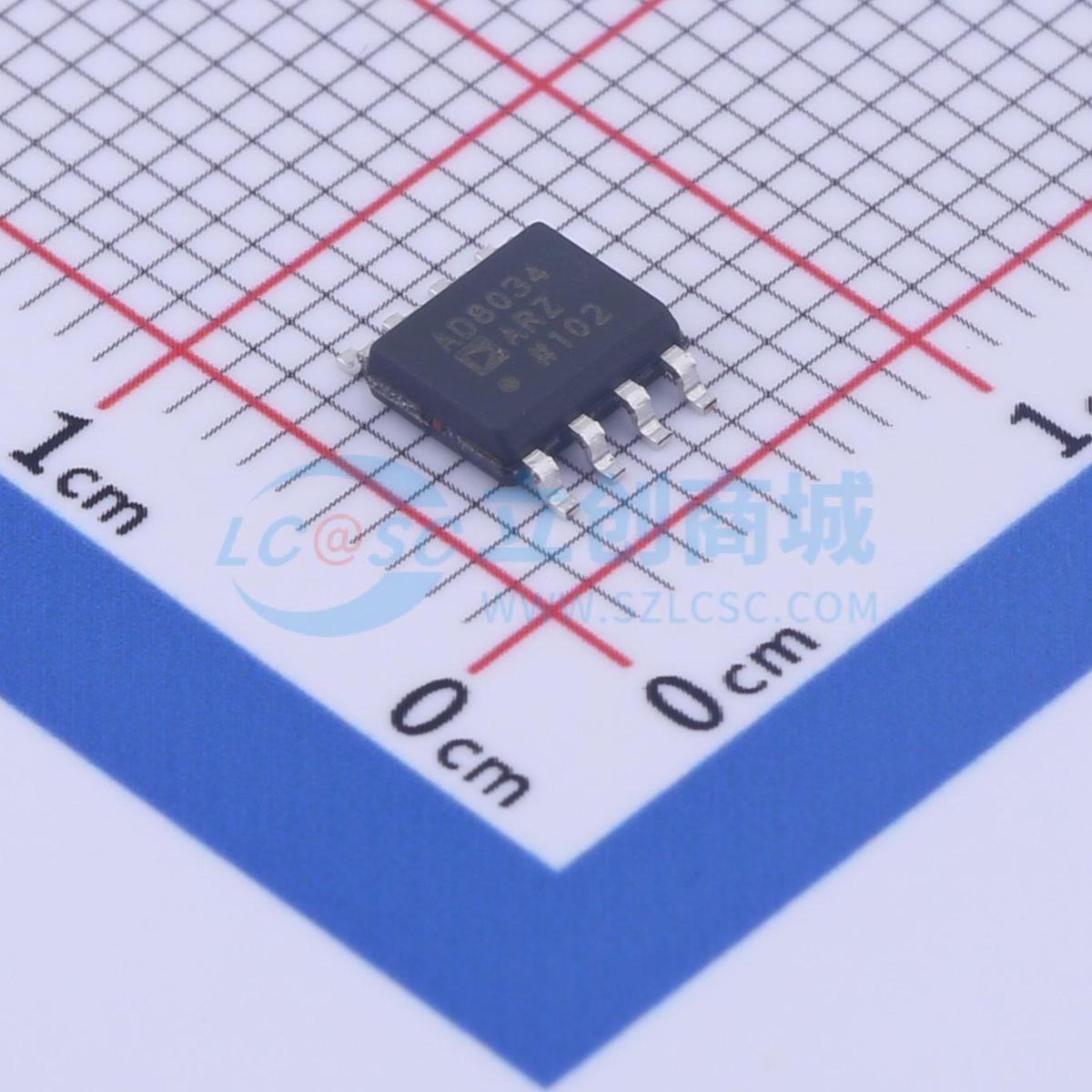 FET输入运放 AD8034ARZ-REEL7 SOIC-8 原装正品 电子元器件配单