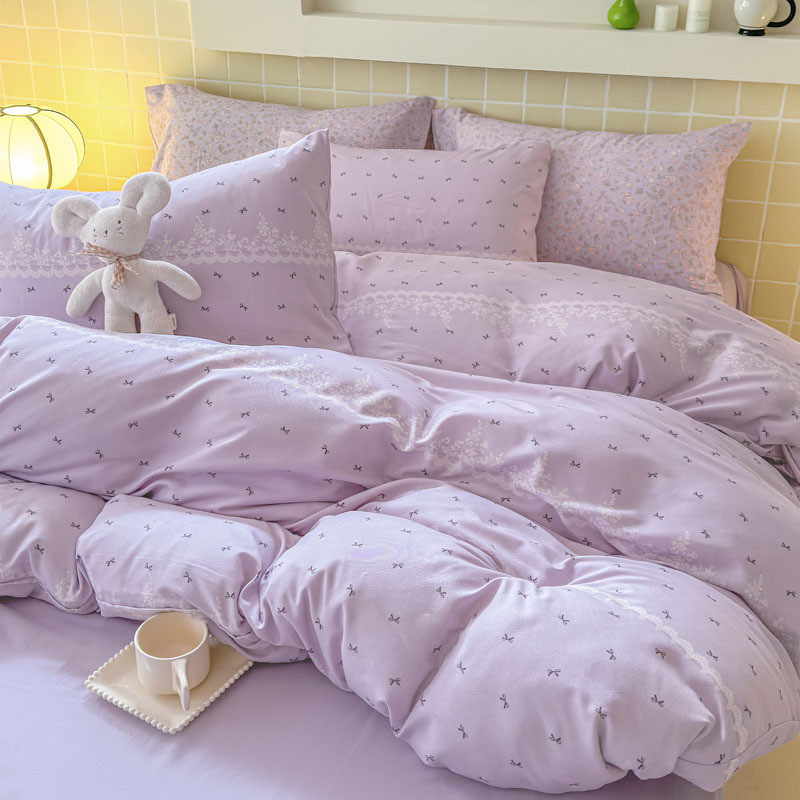 春季南通针织双层纱床单四件套a类小清新床单被套有氧床上三件套,床上用品,床品套件/四件套/多件套,淘宝优惠券,粉丝福利购,淘宝优惠卷