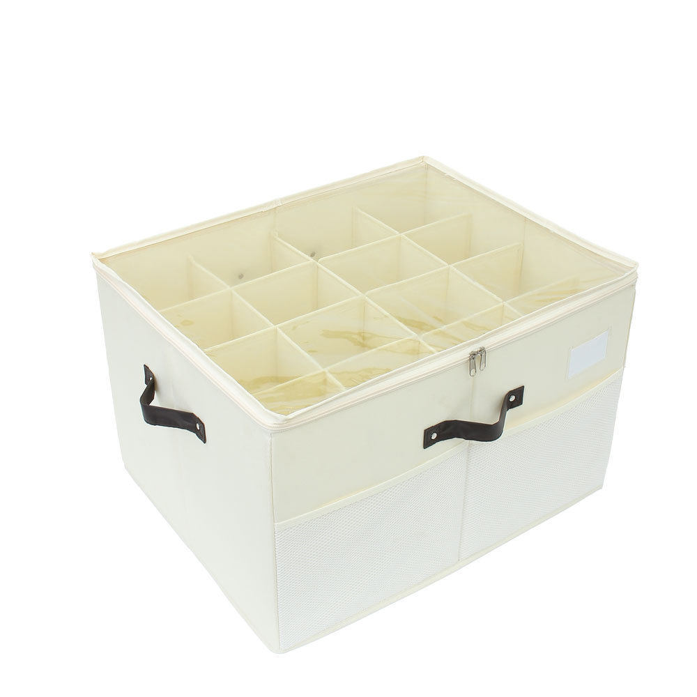 衣柜鞋收纳架16双大号鞋盒储物盒带收纳箱可调节分隔鞋透明盖鞋架,收纳整理,鞋子收纳架,淘宝优惠券,粉丝福利购,淘宝优惠卷