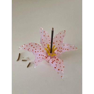 Shinymomo新款送人百合浪漫香插摆件颜值少女粉花朵ins风玻璃香插