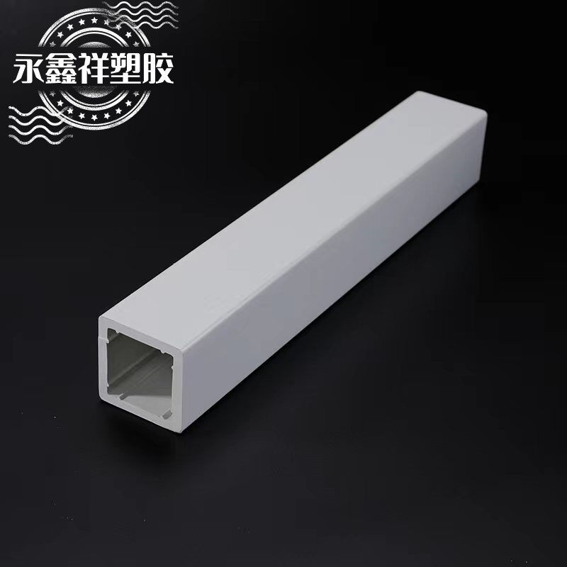 厂家批发吊顶装饰pvc塑胶方通130*130方管塑料管玄关挤出材料