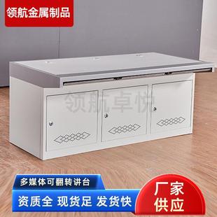 机房电脑桌工作台监控室双联三联操作台多媒体调度台监控控制台