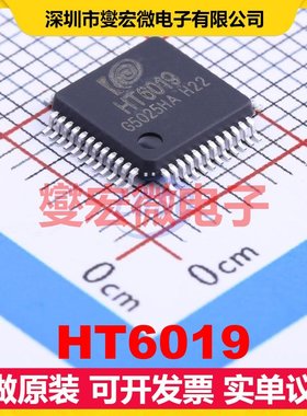 HT6019 LQFP-48(7x7) MCU/MPU/SOC微处理器控制器