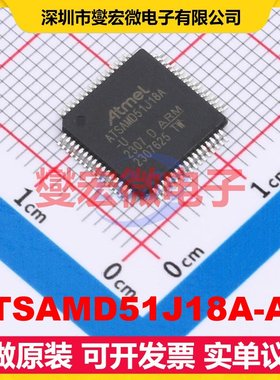 ATSAMD51J18A-AU TQFP-64(10x10) MCU/MPU/SOC微处理器控制器