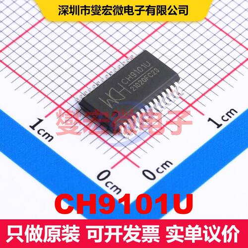 CH9101U SSOP-28-209mil 接口控制器 接口 集成芯片IC