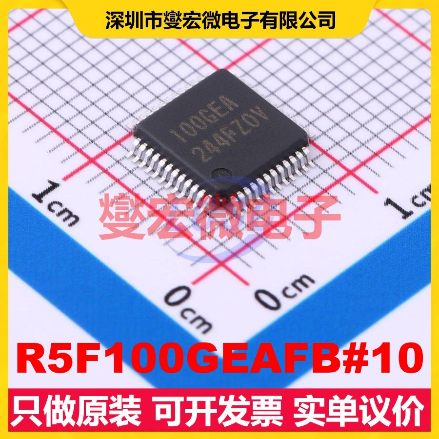 R5F100GEAFB#10 LFQFP-48(7x7) MCU/MPU/SOC微处理器控制器