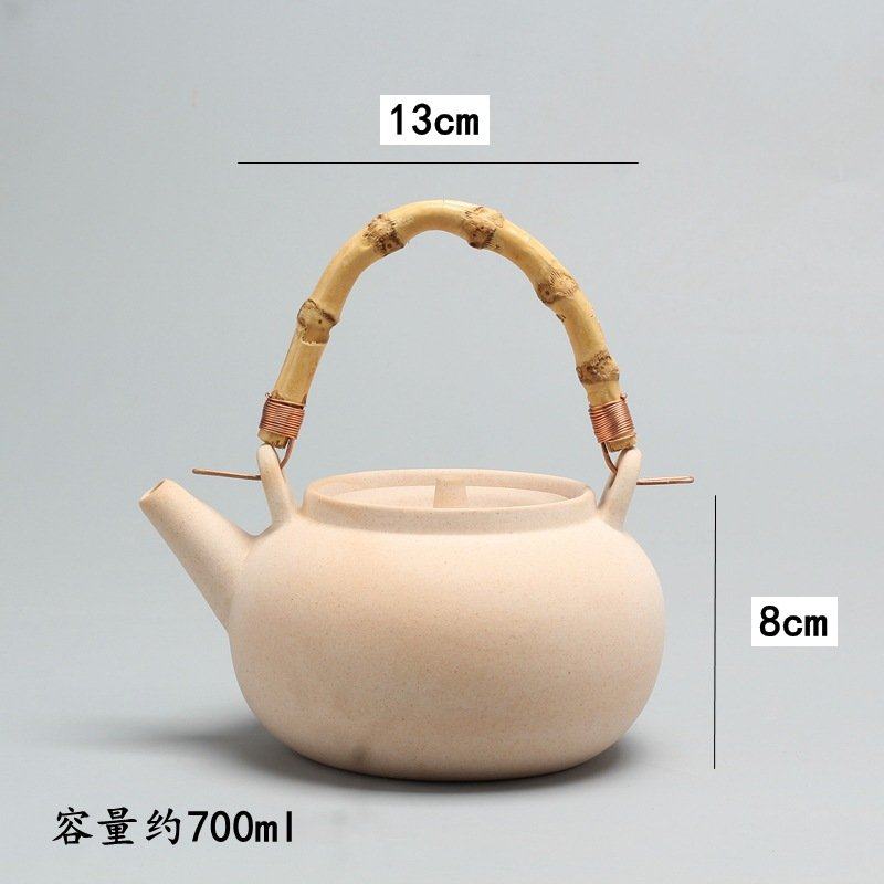 原矿白泥煮茶壶烧水壶 提梁壶 泡茶壶电陶炉炭炉明火专用工夫茶壶,餐饮具,煮茶炉,淘宝优惠券,粉丝福利购,淘宝优惠卷