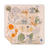 轻奢时尚 小马系列锦狐绒印花盖毯 H别墅沙发休闲空调毯子保暖毛毯