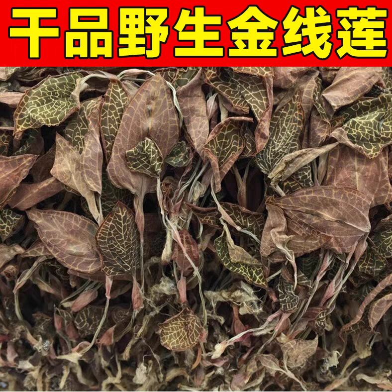 云南正宗林下种植干品金线莲干品100g特级整株南靖养生茶特产炖汤