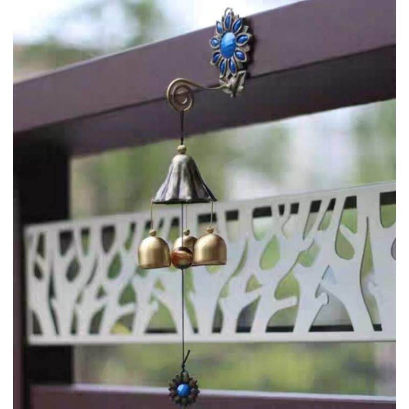 昱珀配九叶铃莲九叶铃莲结印九叶铃莲法印铜铃纯铜铃铛风水风铃