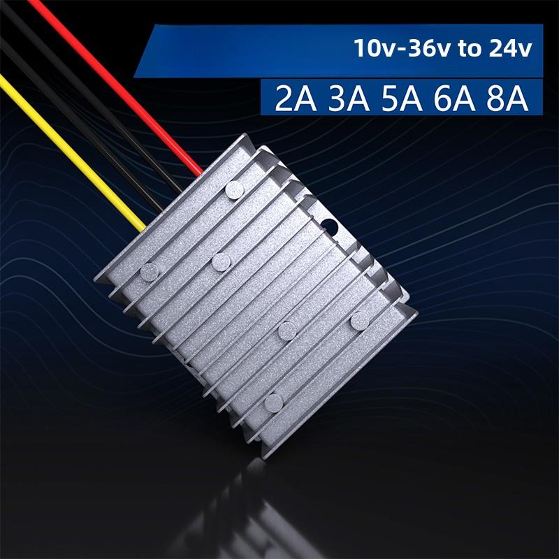Dc24V到24V稳压模块电源电压转换器汽车太阳能监测直流稳压模块