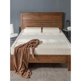 天然双人180X200乳胶床垫泰国原装进口橡胶软垫家用席梦思10cm7.5