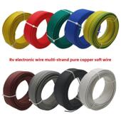 Rv线多股软铜芯线0.3 0.75方数字线电源子线电控柜控制线 0.5