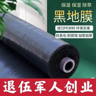 黑地膜除草黑色果园农用地膜蔬菜大棚塑料薄膜加厚保温膜防草膜