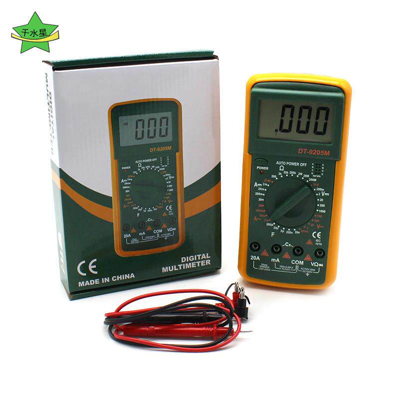 数显万用表 DIY模型电压测试 电表配表笔 便携式家用数字万用表
