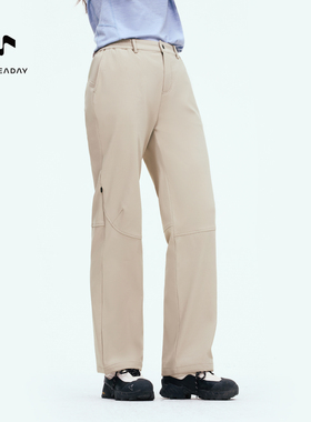 ALLREADAY新奇天 加绒加厚徒步裤女户外登山新款冬季运动裤长裤