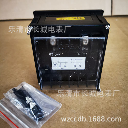供应 D96 450V 船用表 交流电压表 90度  外形96X96