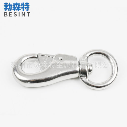 中大型犬用宠物牵引钩，宠物配件，狗链头，牛头钩 不锈钢材质