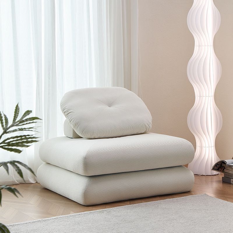 轻奢懒人沙发客厅豆腐块模块北欧布艺沙发单人小户型阳台榻榻米