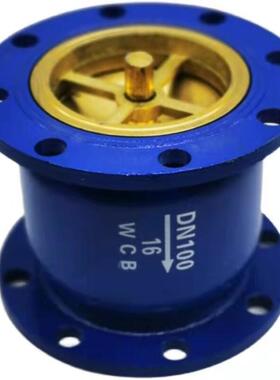 法兰消声止回阀HC41X-16 立式止回阀 单向逆止阀DN50 65 80 100