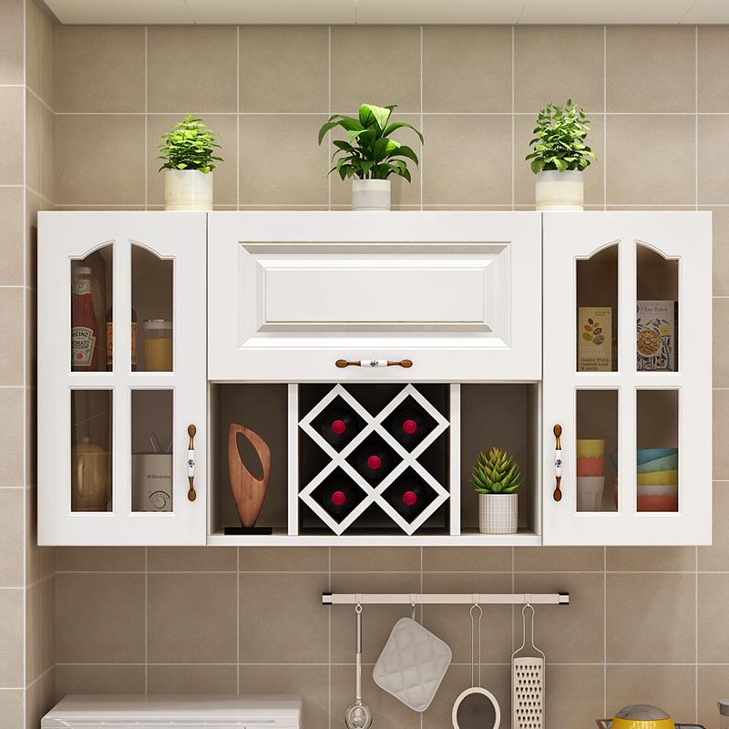 家用吊柜阳台卫生间置物架厨房储物收纳储藏客厅酒柜上墙浴室顶柜
