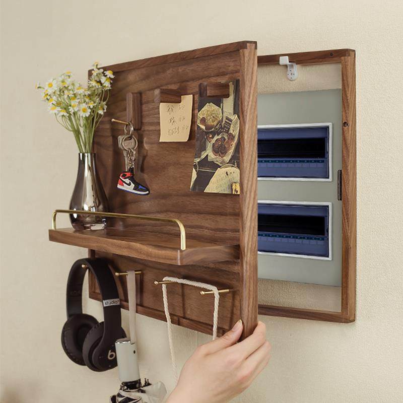 电表箱盒遮挡网红装饰画 画横竖款配电闸箱挂画 画轻奢开 门式实