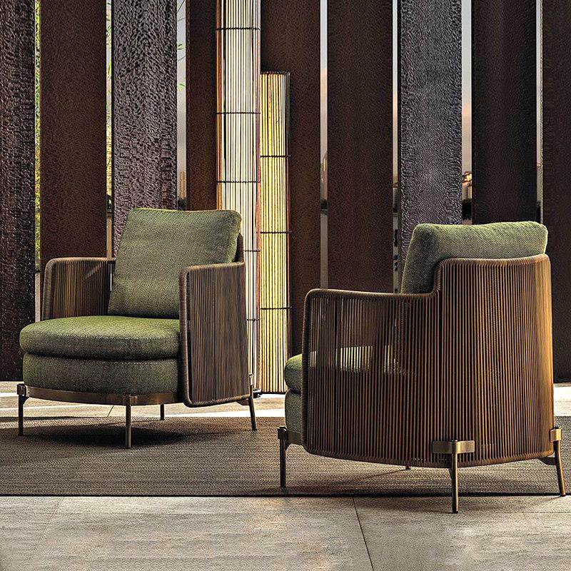 简约沙发庭院室外家具台设计师沙发花园别墅休闲藤编户外藤椅酒店,住宅家具,户外沙发,淘宝优惠券,粉丝福利购,淘宝优惠卷