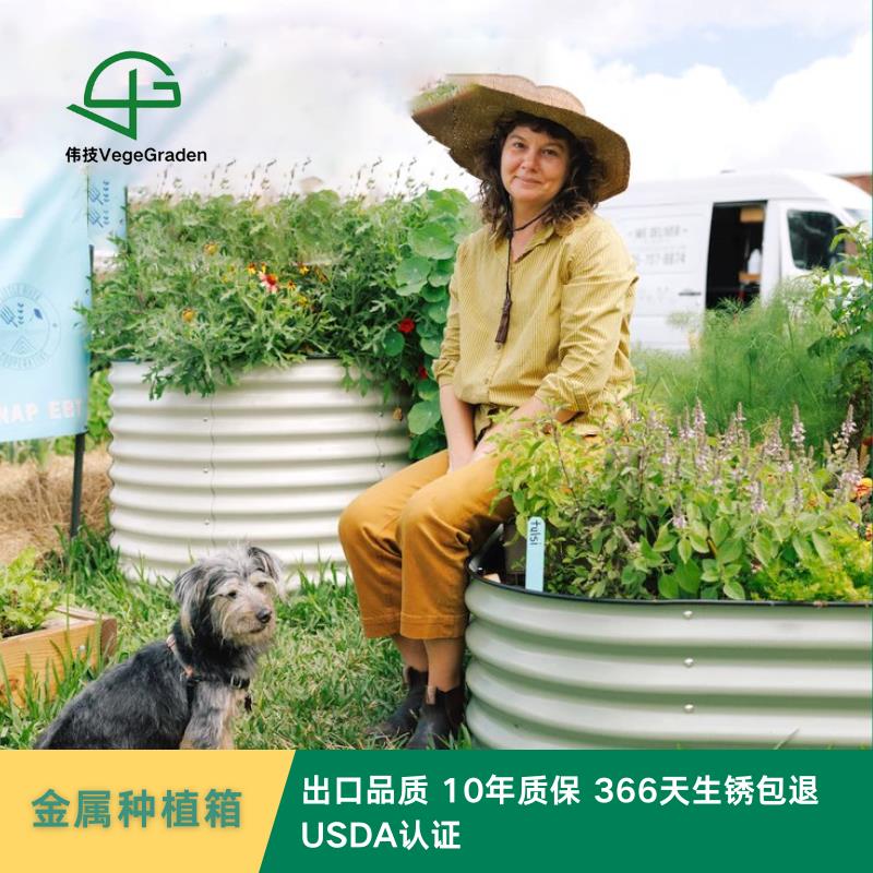 金属种植箱铝合金花箱阳台户外庭院道路花箱花坛围栏铁皮花箱专用