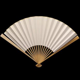 华风斋名师张文安高精工玉竹古方马牙直方文玩折扇9.5寸16方盘玩