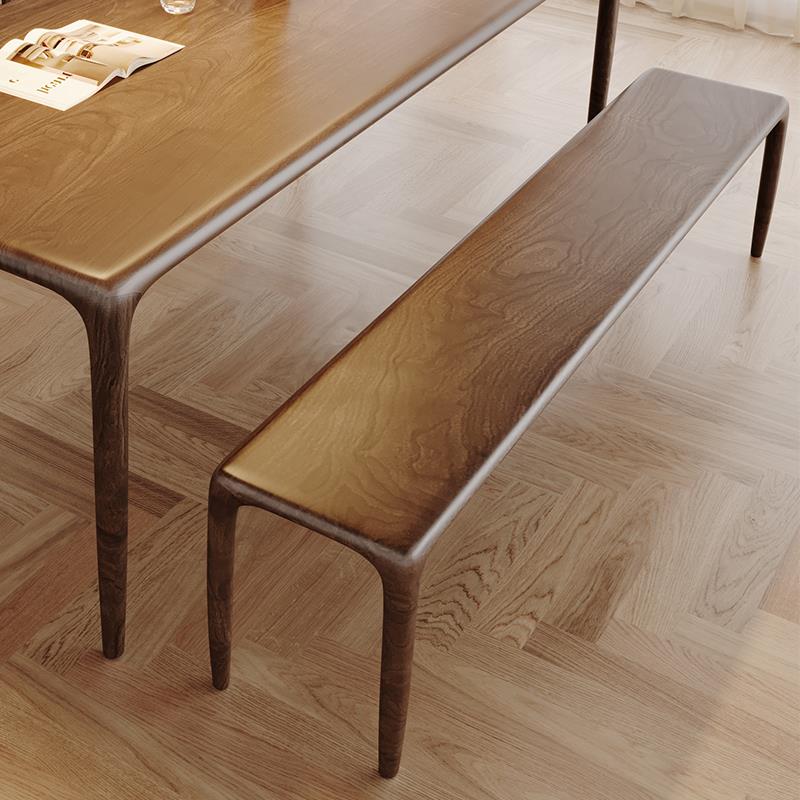 南美黑胡桃木长凳餐桌凳子长板凳实木换鞋凳长条凳餐凳餐椅床尾凳