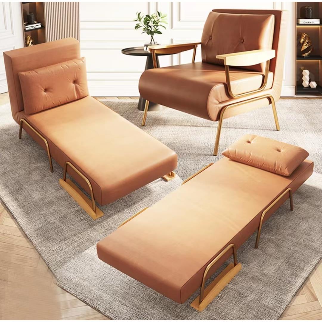 可折叠两用沙发床小户型单双人客厅阳台午休床出租屋办公室折叠床