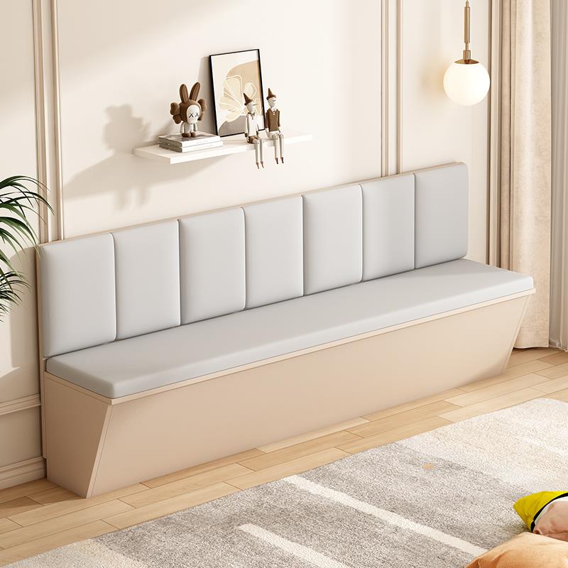 实木卡座家用鞋面多功能组合收纳储物柜子阳台餐厅小户型沙发定制