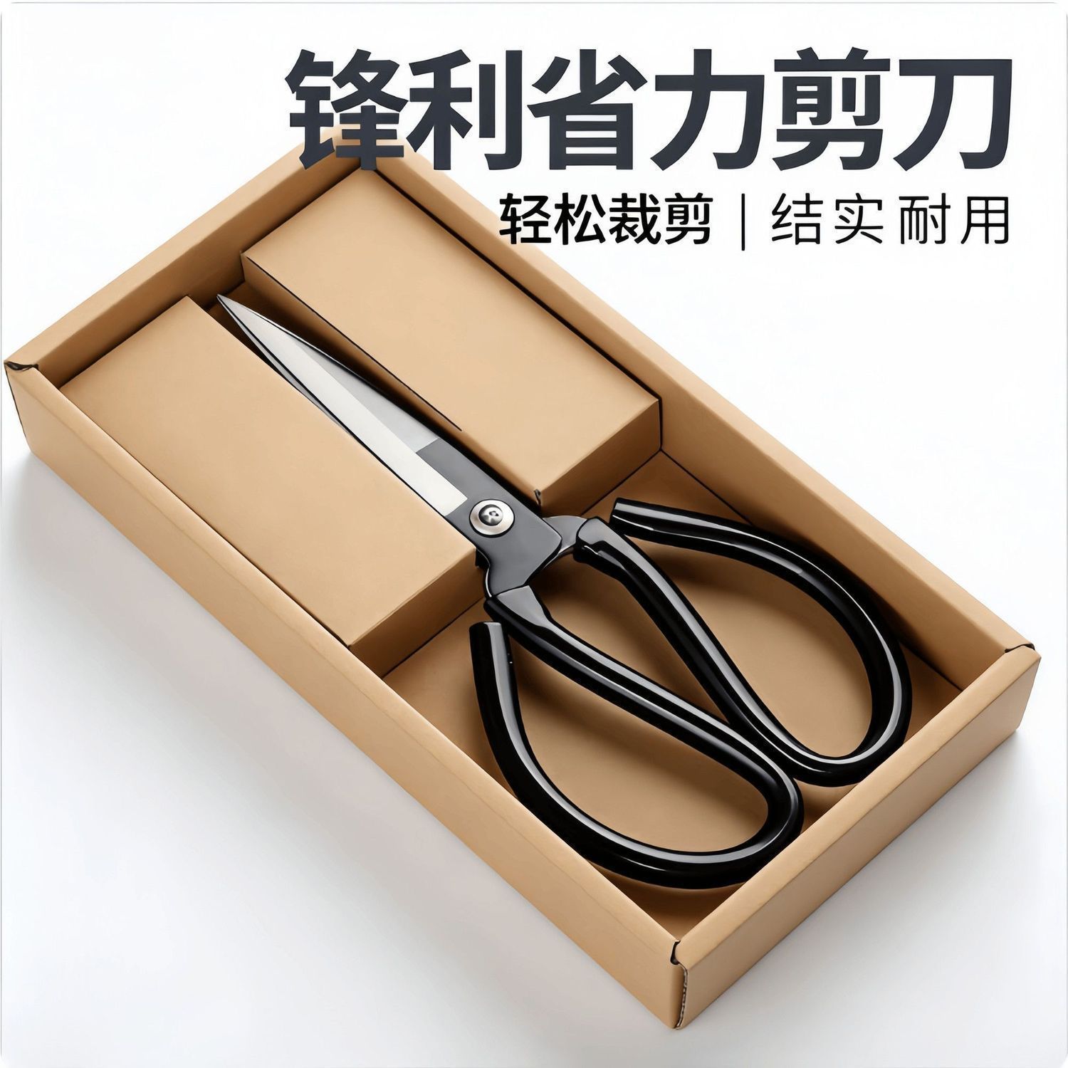 德国进口高碳钢尖头家用剪刀