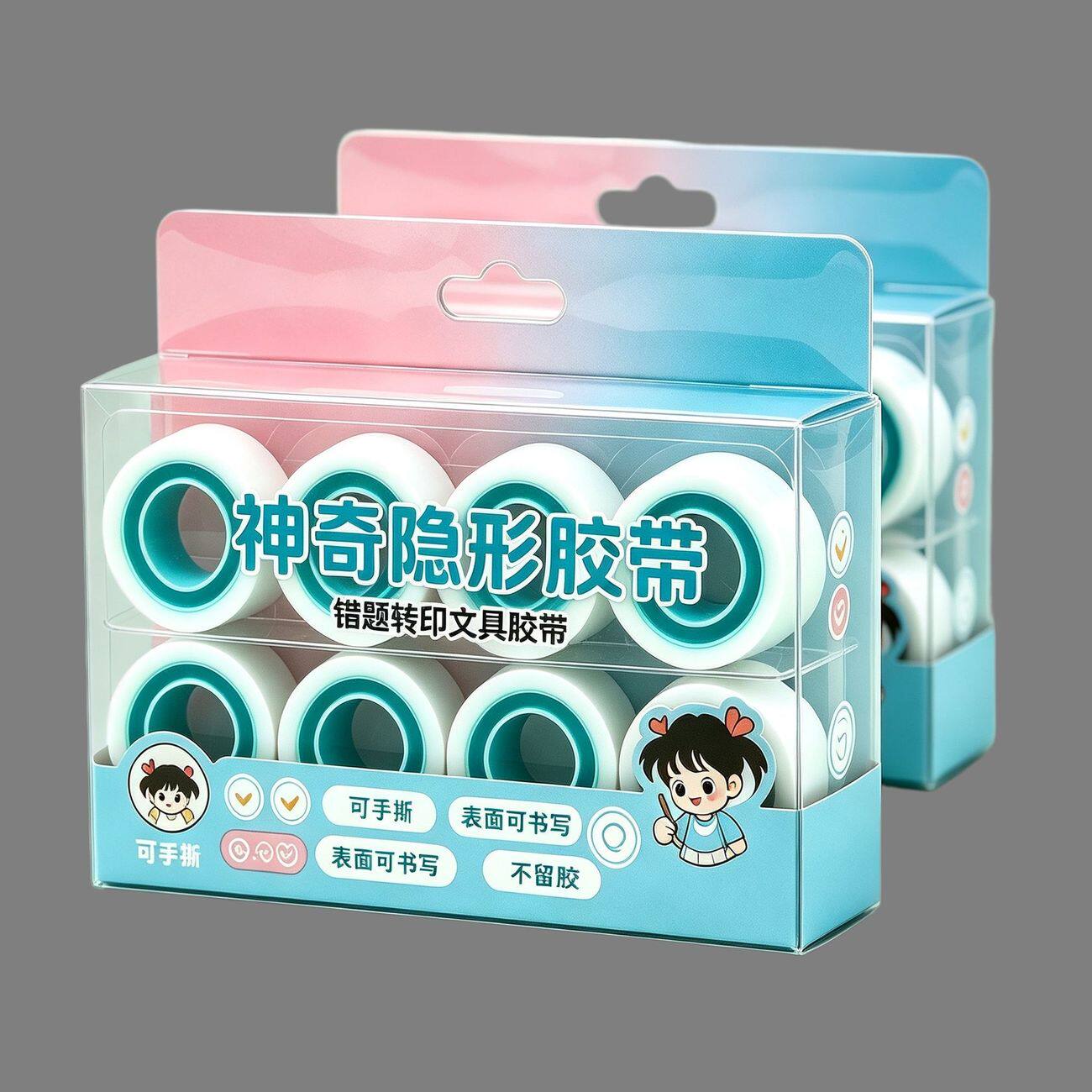 学生补书隐形强粘胶带