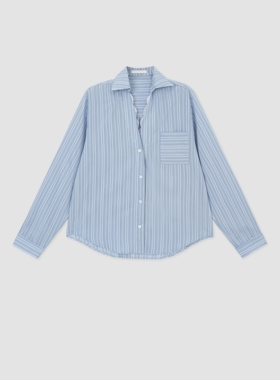 【二米粉丝专享】“普罗旺斯”法式拼接蕾丝廓形衬衫 SS25328-158