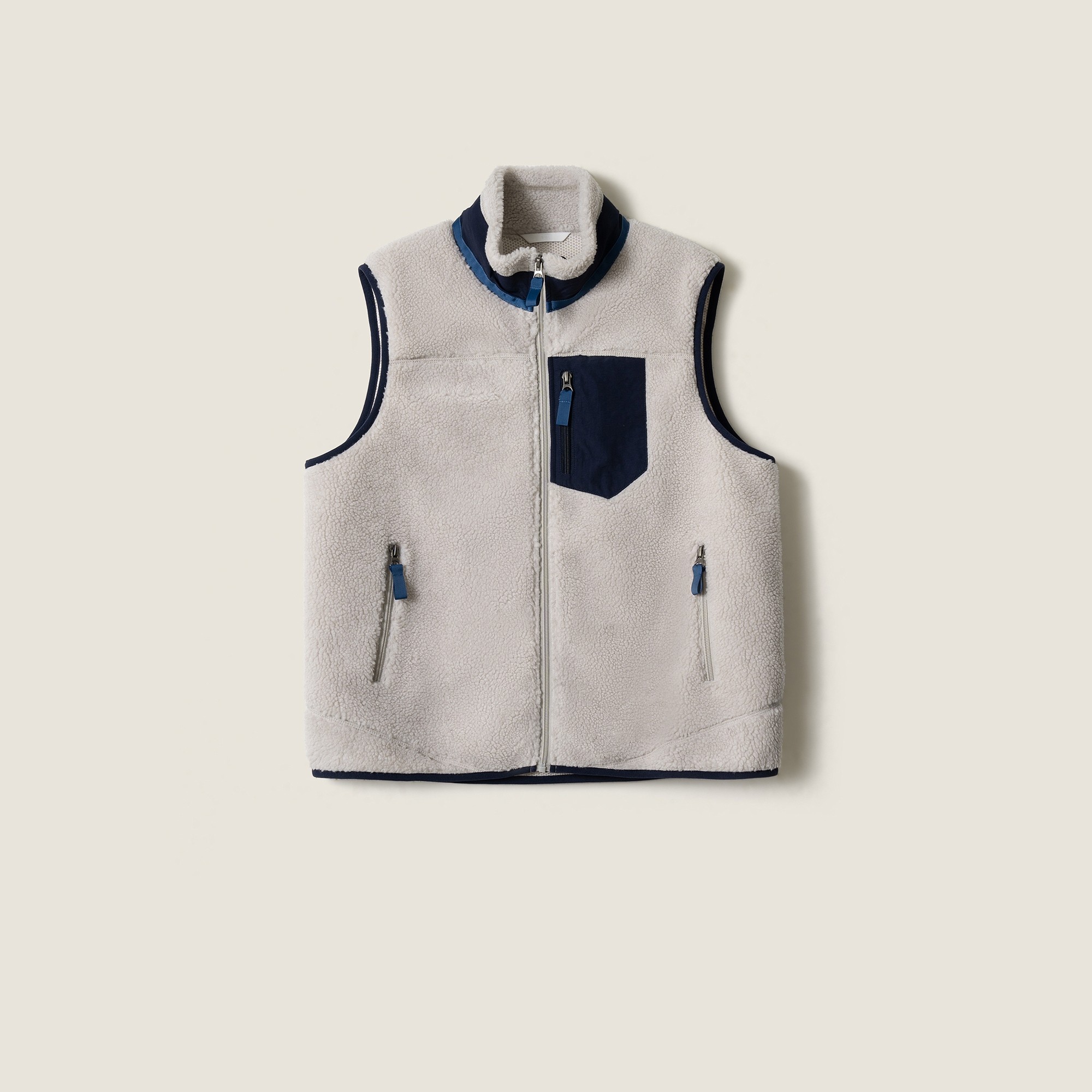 【二米专享】户外露营抗风保暖摇粒绒拼色立领马甲外套 FW085040,女装/女士精品,马夹,淘宝优惠券,粉丝福利购,淘宝优惠卷