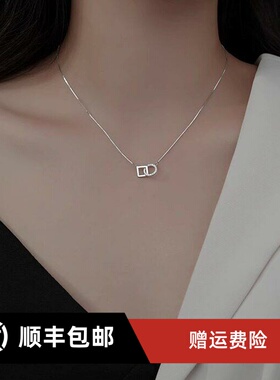 S925纯银项链轻奢毛衣链