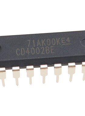 全新原装正品 CD4002BE CD4002 直插 DIP14 双4输入或非门 进口