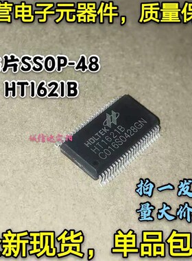 全新包邮5只 HT1621B RAM映射 LCD驱动器芯片IC 贴片SSOP-48 现货