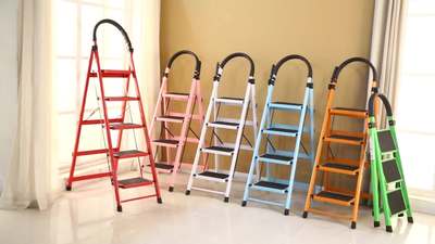 网红.Ladder folding chair five step ladder to reinforce huma