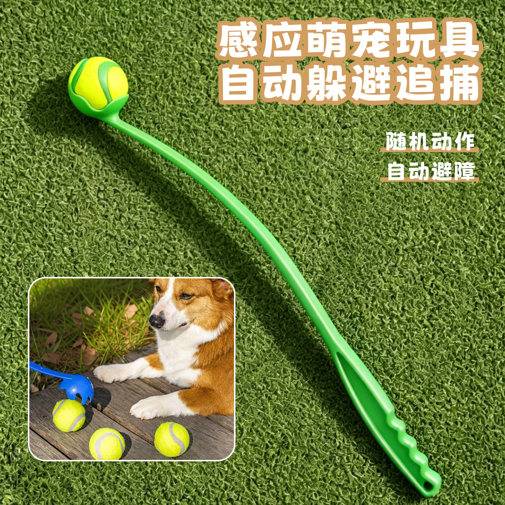 狗狗玩具自嗨解闷萌宠互动训练球玩具边牧金毛柯基磨牙求宠物用品