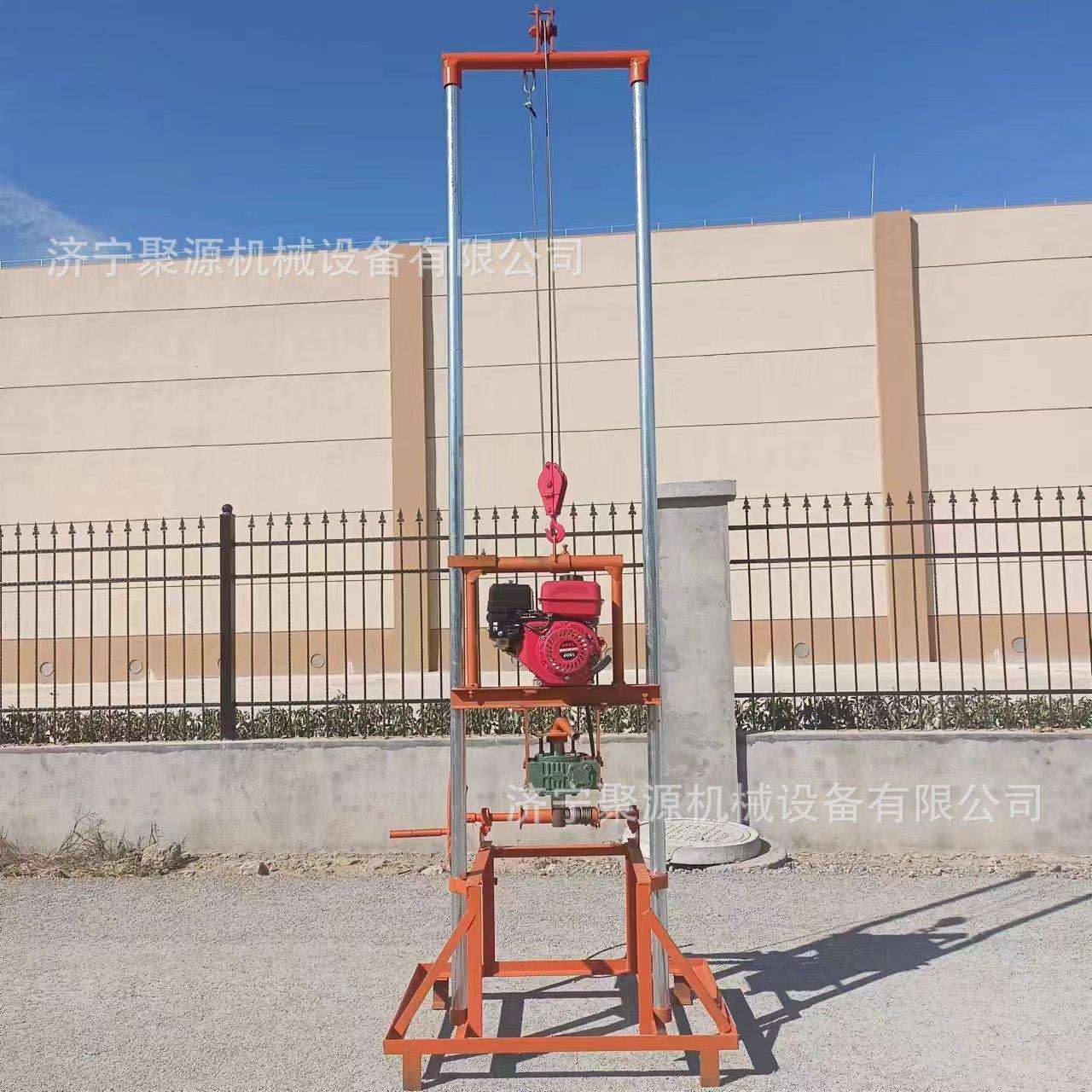 桩基混凝土堵塞疏通钻孔机声呐管灌注清理回转钻机百米声测管钻机